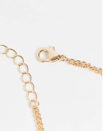 pack of 4 fine chain bracelets in gold tone